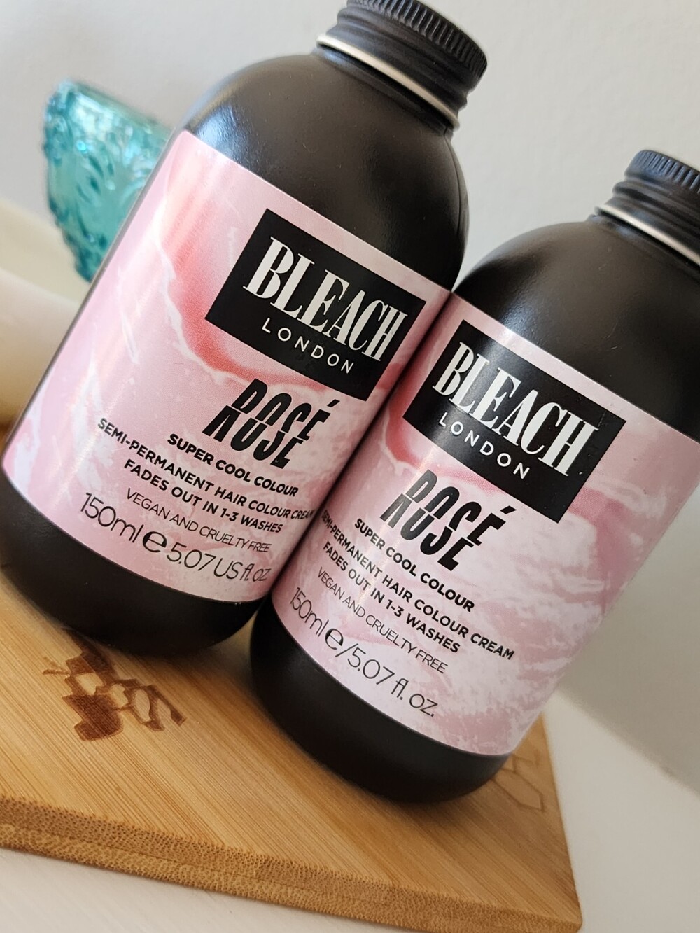 2X Bleach London Rosé Pink & AWESOME! Semi-Permanent Hair Color Cream Pastel
